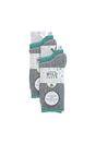 Grey 4 Pairs Cable Knit Glitter Socks, Image 2 of 3