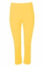 Yellow Cropped Stretch Trouser, Image 4 of 4