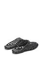 Black XY LONDON Black 'Opera' Slip On Cage Jelly Mule Flat Summer Sandals, Image 3 of 5