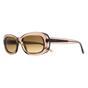 Brown Ray-Ban Brown Oval Transparent Beige Brown Gradient Polarized RB2221, Image 2 of 3