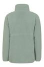 Khaki Cosy Sherpa Half Zip Maternity Fleece Top, Image 2 of 6