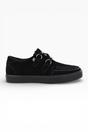 Black TUK Footwear Black Pointed Creeper Sneaker Suede Shoes, Image 1 of 8