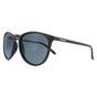 Black Cat Eye Matt Black Grey Gradient Polarized Sunglasses, Image 2 of 4