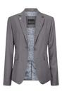 Grey Infinity Leather Grey Womens 3 Piece Plain Grey Formal Office Suit, Image 3 of 8