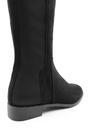 Black 'Parker' Knee High Boots With Side Zip, Image 5 of 5