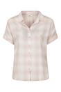 Light Pink Palm Checked Relaxed Fit Shirt, Image 1 of 3