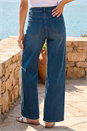 Indigo Petite Wide Leg Jeans, Image 3 of 4