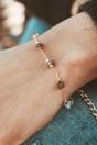 Green Crystal Quartz Minimalist Healing Bracelet, Image 1 of 1