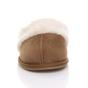 Tan Faux Fur Lined Mules Slippers, Image 5 of 5