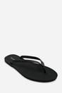 Black Kailany Jelly Thong Flip Flop Sandals, Image 3 of 6