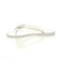 White Diamante Bow Toe Post Jelly Sandals Flip Flops, Image 3 of 6