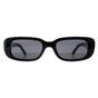 Black Montana Black Rectangle Shiny Black Smoke Polarized MP65, Image 1 of 4