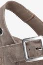 Grey Womens Suede Wedge Sandals - Sasha B6, Image 8 of 8