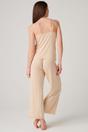 Beige "Soft Sand" Bamboo Lace Camisole Pyjama Set, Image 3 of 6
