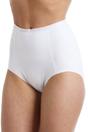 White Two Pack Hi- Waist Control Briefs, Image 5 of 5