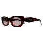 Brown Prada Brown Rectangle Poppy Tortoise Light Purple Brown PRB05S, Image 2 of 3