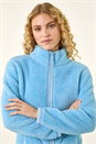 Light Blue  Reversible Fleece Zip Jacket, Image 6 of 6