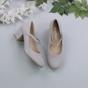 Grey AJVANI Grey Mid Block Heel Mary Jane Court Shoes, Image 4 of 6
