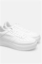 White Sporty Lace Up Trainer, Image 5 of 5