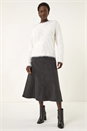 Ivory  Fluffy Stripe Knit Jumper, Image 3 of 5