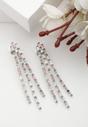 Light Pink Diva Chain Tassel Earrings, Image 2 of 5