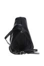 Black 'Dublin' Elegant Real Leather Crossbody Bag, Image 2 of 5