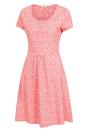 Red Orchid All Over Print UV Protection Dress, Image 3 of 4