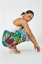 Multi  Dusk Contrast Floral Midi Skirt, Image 4 of 5