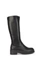 Black 'Maura' Chunky Sole Mid Calf Boots, Image 1 of 4