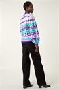 Lilac Heart High Neck Knit Jumper , Image 4 of 8