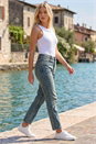 Denim Dusk Studded Straight Leg Jeans, Image 2 of 4