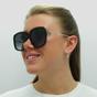 Black Alexander McQueen Black Square Black Silver Grey Gradient AM0374S, Image 6 of 7