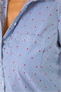 Blue Curve Dobby Spot Stripe Shirt, Image 5 of 5