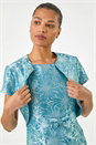 Sky Blue Jacquard Occasion Jacket, Image 1 of 5