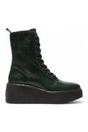 Dark Green Womens Soft Platform Ankle Boots-HAIT273, Image 1 of 5
