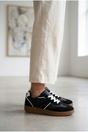 Black iKrush Black Saoirse Retro Style Trainers, Image 5 of 8