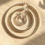 Silver Everyday Minimalist Plain Sterling Silver Hoop Earrings, Image 4 of 5