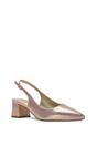 Rose 'Virelai' Shimmer Low Block Heels With Slingback, Image 2 of 6