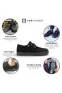 Black TUK Footwear Black Pointed Creeper Sneaker Suede Shoes, Image 3 of 8