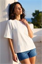 White Dusk Soft Stretch T-Shirt, Image 3 of 4