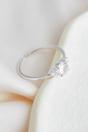 Silver Sterling Silver CZ Sparkly Ring, Image 2 of 3