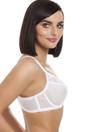 White Camille Lingerie White Underwired Non Padded Full Cup Bra, Image 4 of 5