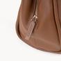 Tan 'DEBBIE' Pebble Grain Real Leather Shoulder Bag, Image 3 of 5