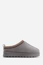 Light Grey 'Oak' Aztec Detail  Fur Lining Mini Boots, Image 2 of 3