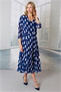 Navy  Julianna Polka Dot Mesh Shrug, Image 2 of 3