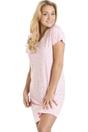 Pink Camille Lingerie Pink Ditsy Rose Floral Print Cotton Nightshirt, Image 4 of 5