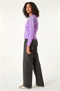 Lilac Sequin Knit Buttoned Cardigan, Image 3 of 5
