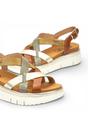 Brown Womens Heel Summer Sandals -W4N-0650C1, Image 6 of 8