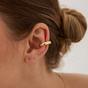 Gold Chunky Sterling Silver Ear Cuff No Piercing 1 Piece, Image 2 of 4