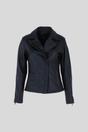 Black Ashwood Leather Black Real Leather Biker Jacket with Hidden Zips, Image 2 of 5